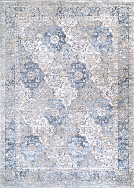 Couristan Couture Persian Tiles 6797/7194 Pewter-Mode Beige Area Rug