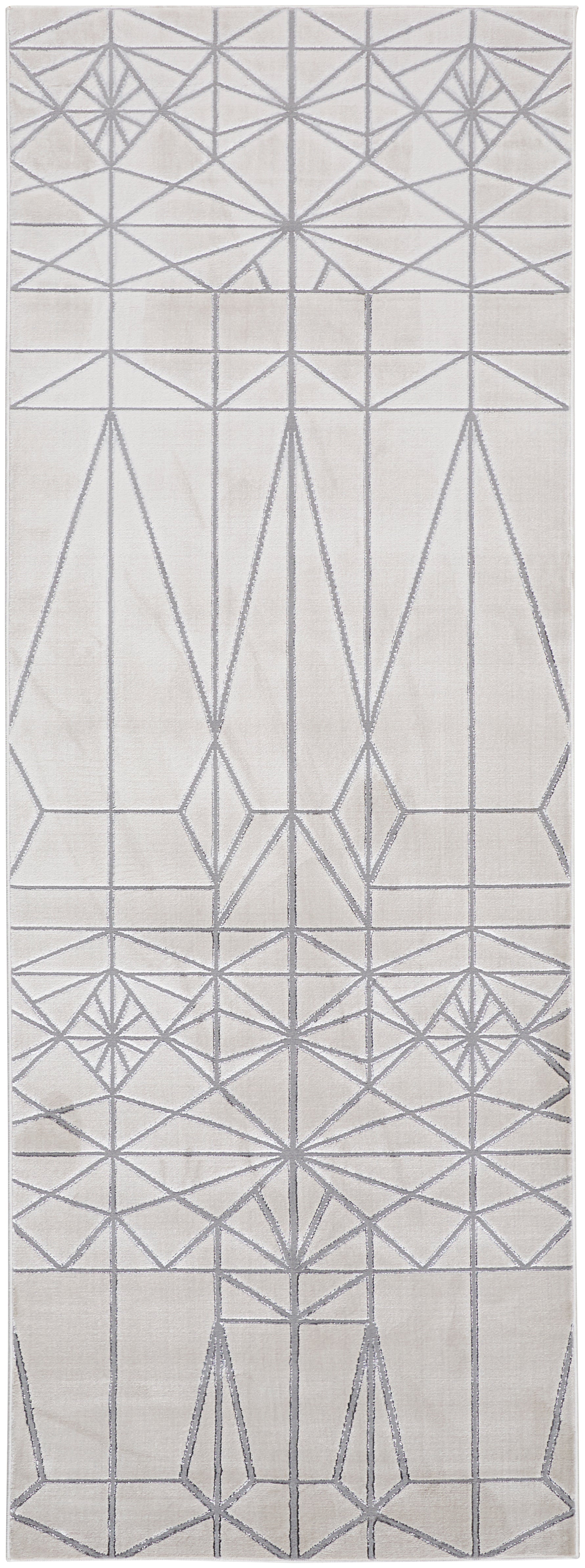 Feizy Micah 3045F Ivory/Silver Area Rug