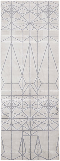 Feizy Micah 3045F Ivory/Silver Area Rug