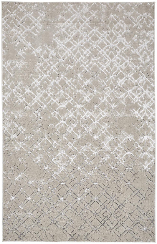 Feizy Micah 3047F Ivory/Silver Area Rug