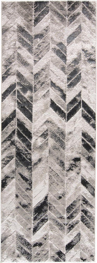 Feizy Micah 3048F Silver/Black Area Rug
