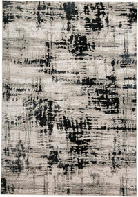 Feizy Micah 3339F Silver/Black Area Rug