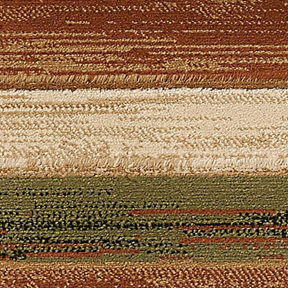 United Weavers Studio Painted Deck Brown (710-00450) Striped Area Rug