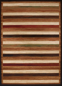 United Weavers Studio Painted Deck Brown (710-00450) Striped Area Rug