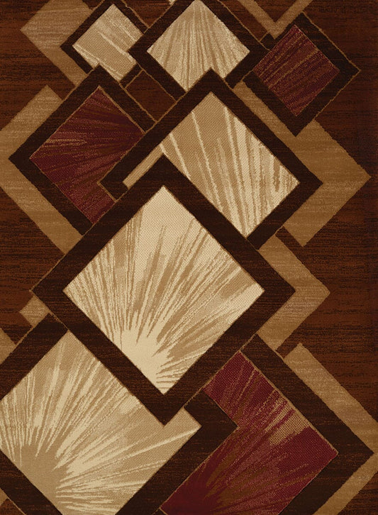 United Weavers Studio Flash Brown (710-00650) Geometric Area Rug