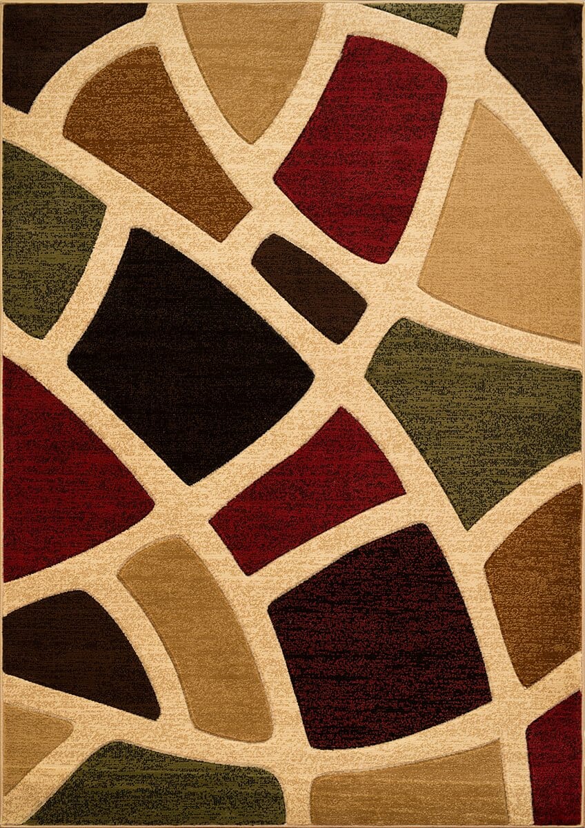 United Weavers Studio Courtyard Multi (710-01575) Geometric Area Rug