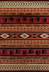 United Weavers Woodside Huntsman Trail Brown (712-30750) Southwestern Area Rug