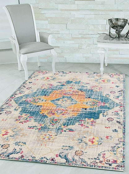 United Weavers Abigail Mireya Blue (713-20460) Vintage / Distressed Area Rug