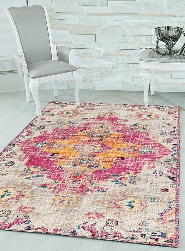 United Weavers Abigail Seraphina Magenta (713-20481) Vintage / Distressed Area Rug