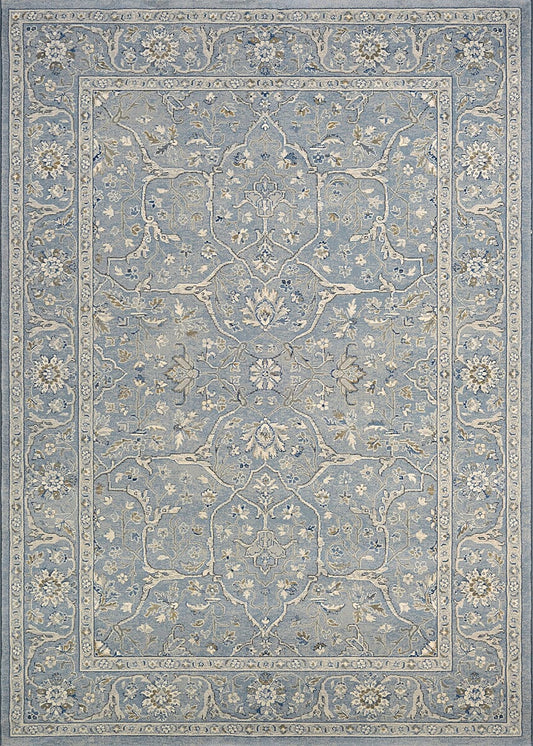 Couristan Sultan Treasures Floral Yazd 7145/4646 Slate Blue Area Rug