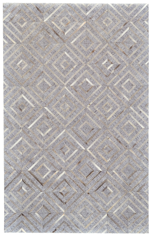 Feizy Fannin 0754F Gray/Taupe Area Rug