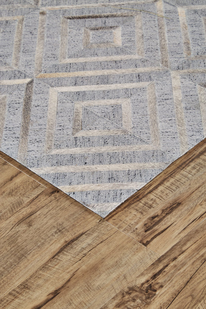 Feizy Fannin 0754F Gray/Taupe Area Rug