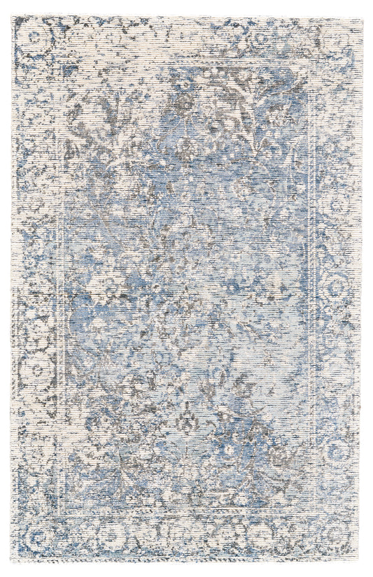 Feizy Reagan 8687F Ivory/Blue Area Rug