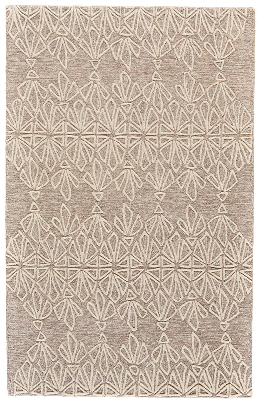 Feizy Enzo 8735F Taupe/Ivory Area Rug