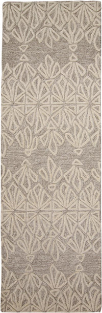 Feizy Enzo 8735F Taupe/Ivory Area Rug