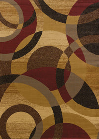 United Weavers Affinity Ricochet Gold (750-00918) Geometric Area Rug