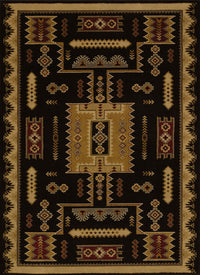 United Weavers Affinity Coltan Black (750-01870) Southwestern Area Rug