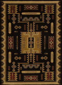 United Weavers Affinity Coltan Black (750-01870) Southwestern Area Rug