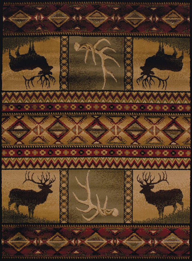United Weavers Affinity Hunters Dream Lodge (750-03843) Rugs.