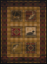 United Weavers Affinity Lodge Stamp Lodge (750-04143) Rugs.