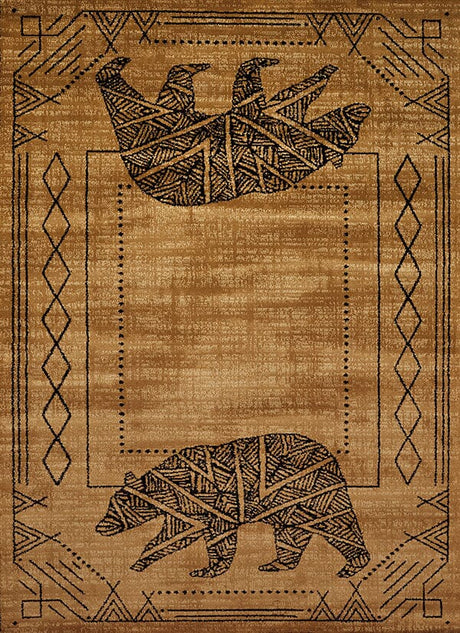 United Weavers Affinity Bear Cave Gold (750-05618) Rugs.