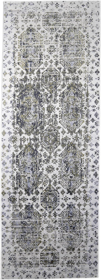 Feizy Marigold 3832F White/Gold Area Rug