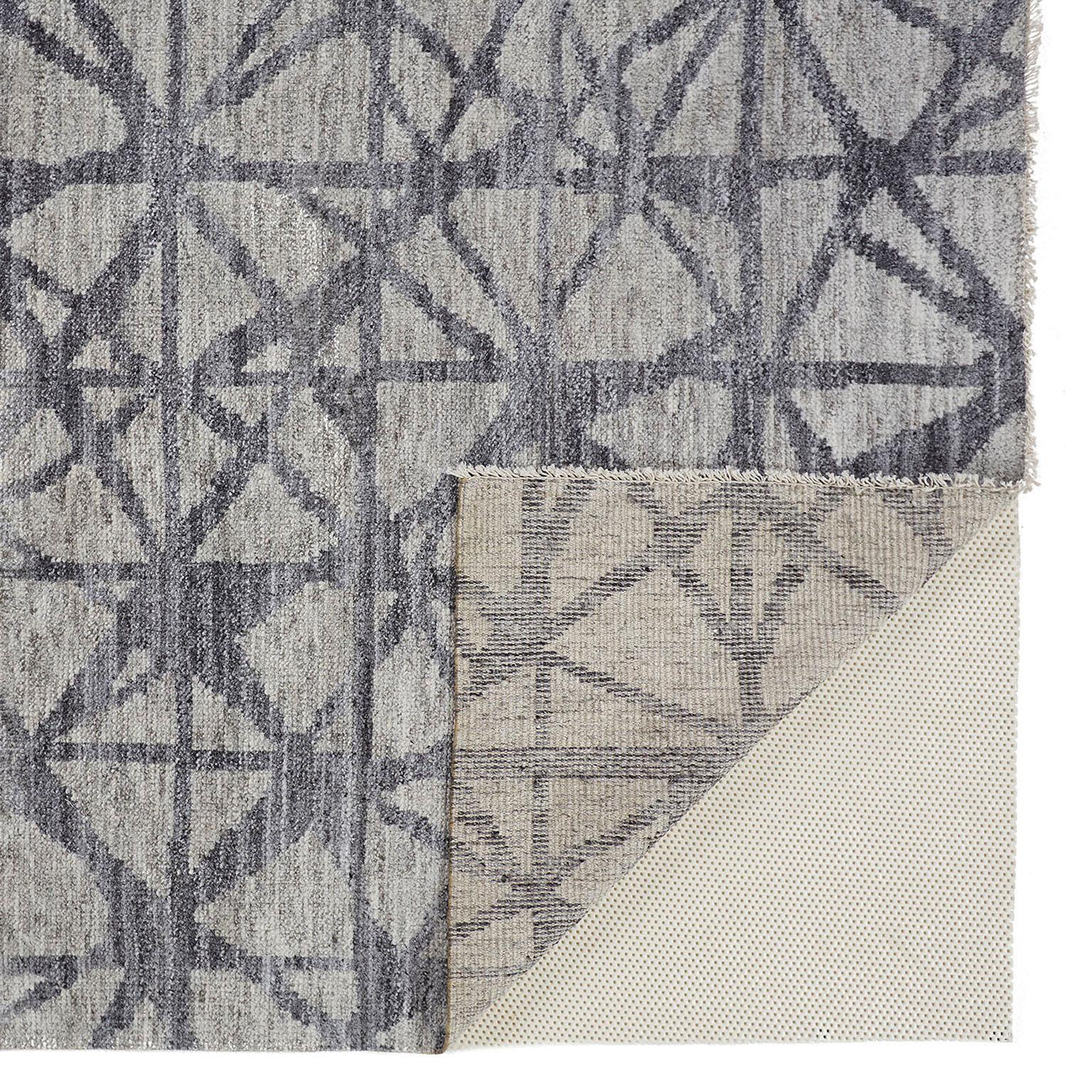 Feizy Vivien 6557F Gray Area Rug