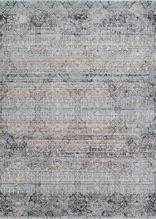 Couristan Luxor Barocco 8283/0140 Multi/Antique Beige Pewter Area Rug