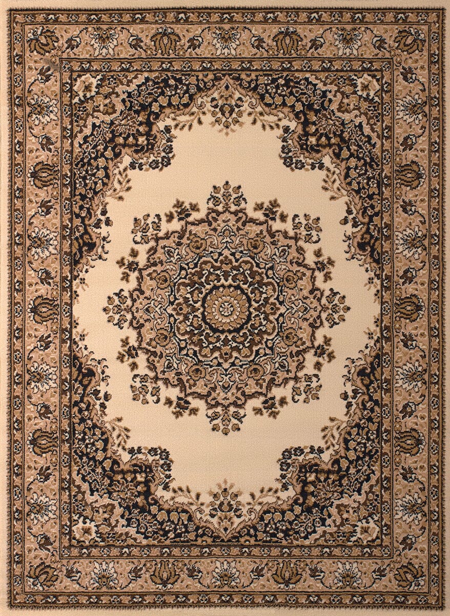 United Weavers Dallas Floral Kirman Ivory (851-10115) Rugs.