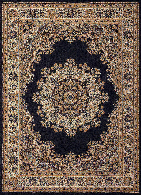 United Weavers Dallas Floral Kirman Black (851-10170) Area Rug