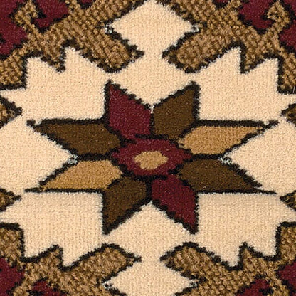 United Weavers Dallas Tres Burgundy (851-10235) Southwestern Area Rug