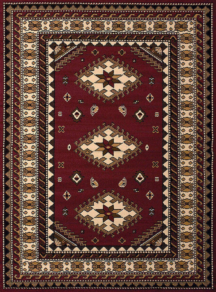 United Weavers Dallas Tres Burgundy (851-10235) Rugs.