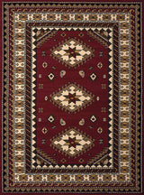 United Weavers Dallas Tres Burgundy (851-10235) Rugs.