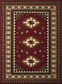 United Weavers Dallas Tres Burgundy (851-10235) Southwestern Area Rug