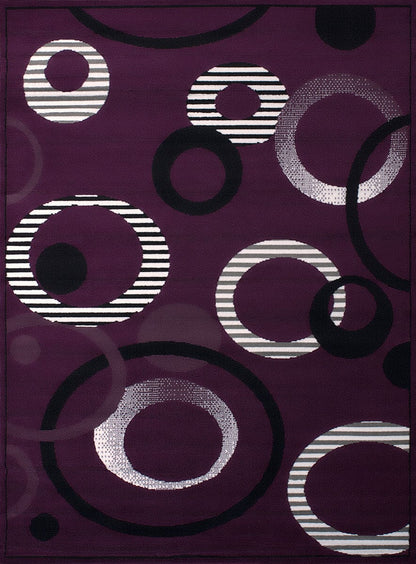 United Weavers Dallas Hip Hop Lilac (851-10487) Geometric Area Rug