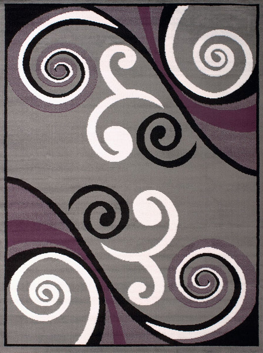 United Weavers Dallas Billow Grey (851-10572) Geometric Area Rug