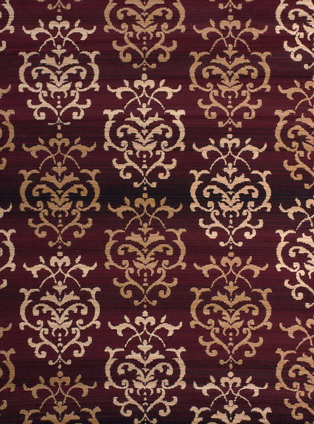 United Weavers Dallas Countess Burgundy (851-10734) Damask Area Rug