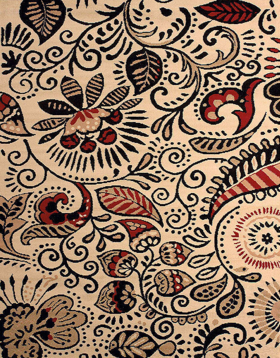 United Weavers Dallas Bandanna Ivory (851-11015) Rugs.