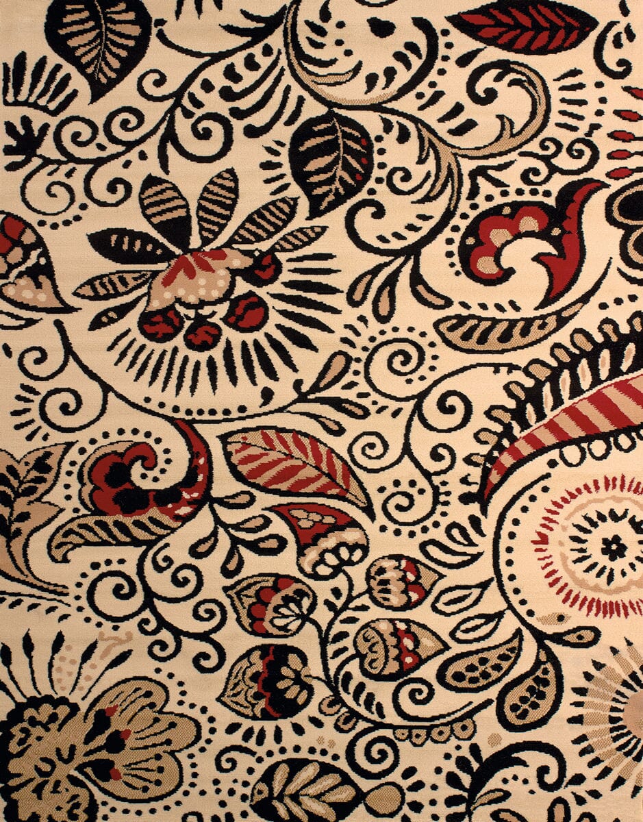 United Weavers Dallas Bandanna Ivory (851-11015) Rugs.