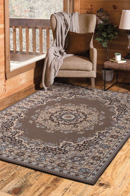 United Weavers Dallas Floral Kirman Ash Beige (851-10172) Area Rug