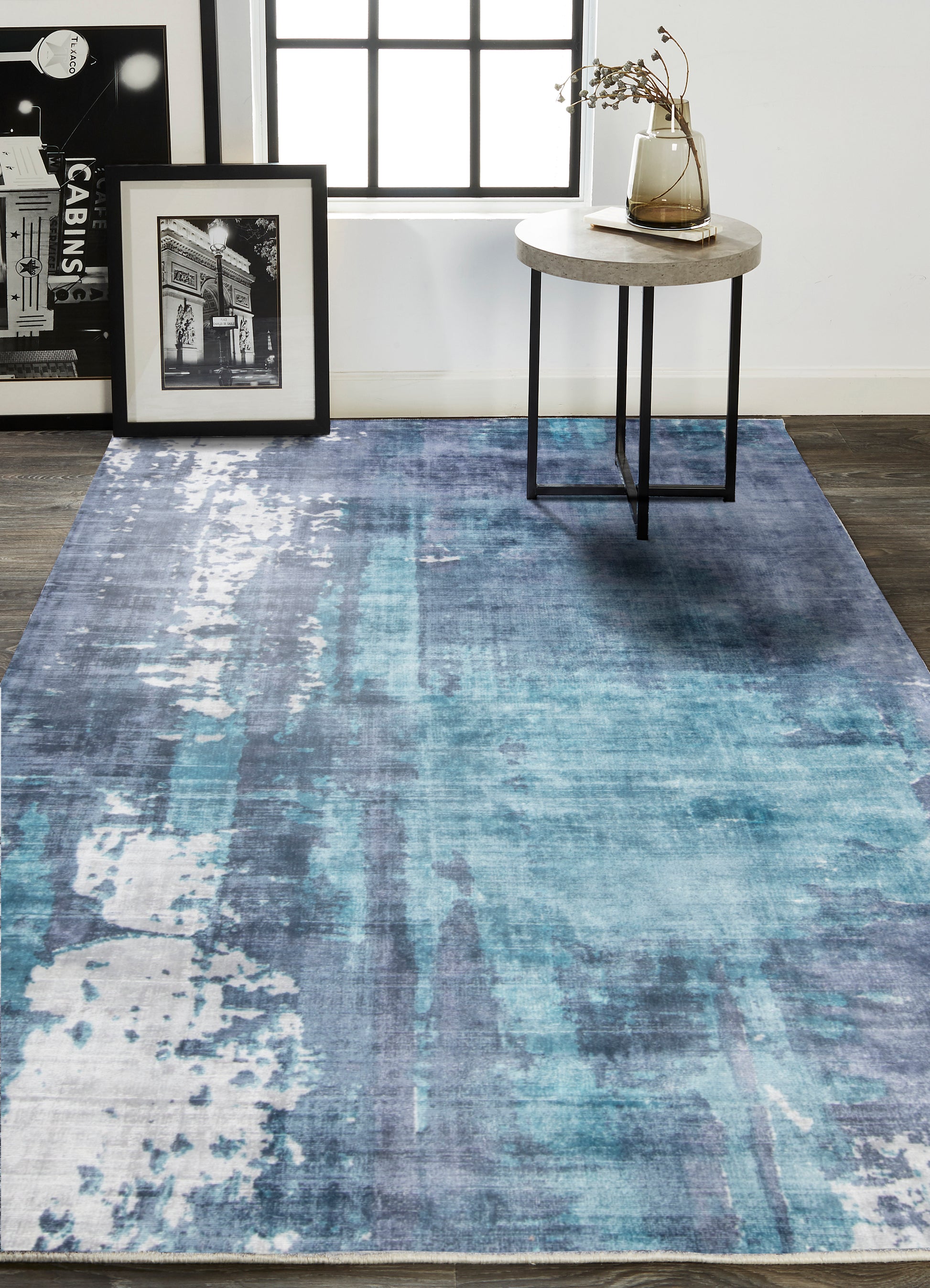 Feizy Emory 8662F Blue Area Rug