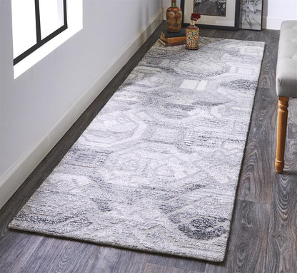 Feizy Asher 8772F Gray Area Rug