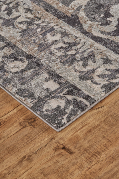 Feizy Kano 3871F Gray/Taupe Area Rug