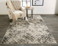 Feizy Kano 3873F Ivory/Gray Area Rug