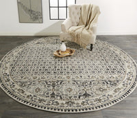 Feizy Kano 3874F Ivory/Gray Area Rug