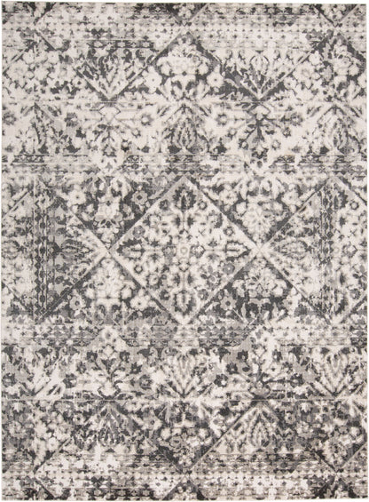 Feizy Kano 3876F Gray/Ivory Area Rug