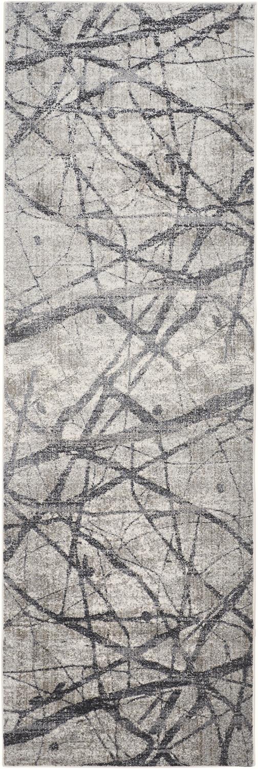 Feizy Kano 3877F Gray Area Rug