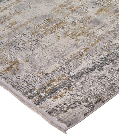 Feizy Cadiz 3887F Ivory/Gray Area Rug