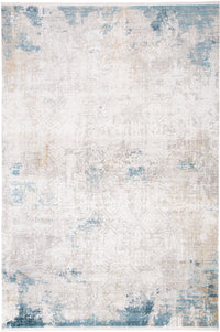 Feizy Cadiz 3889F Ivory/Blue Area Rug