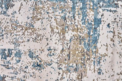 Feizy Cadiz 3891F Ivory/Blue Area Rug